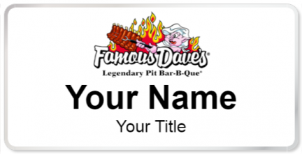 Famous Daves Legendary Pit Bar B Que Template Image