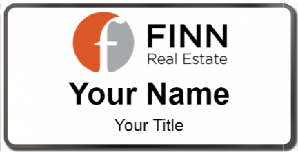 Custom name badges for Finn Real Estate