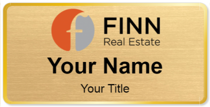 Custom name badges for Finn Real Estate