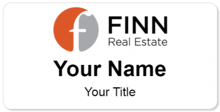 Custom name badges for Finn Real Estate