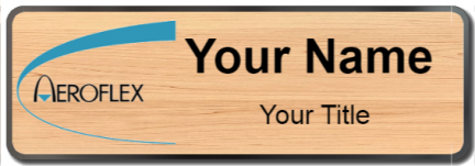 Custom name badges for Aeroflex