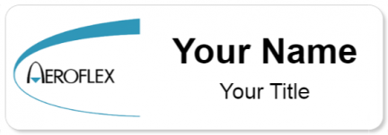 Custom name badges for Aeroflex