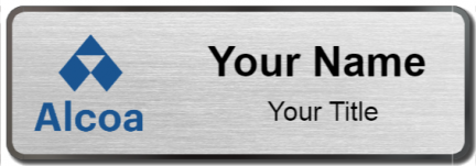 Custom name badges for ALCOA
