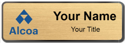 Custom name badges for ALCOA