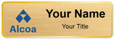 Custom name badges for ALCOA