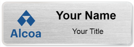 Custom name badges for ALCOA
