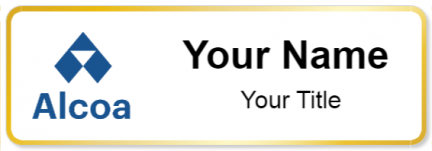 Custom name badges for ALCOA