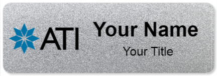 Custom name badges for Allegheny Technologies