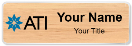 Custom name badges for Allegheny Technologies