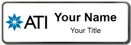 Custom name badges for Allegheny Technologies