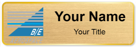Custom name badges for BE Aerospace