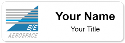 Custom name badges for BE Aerospace