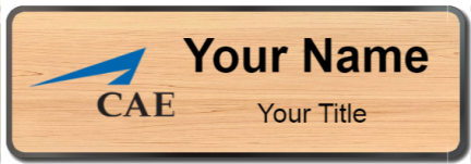 Custom name badges for CAE Incorporated