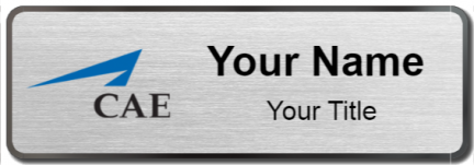 Custom name badges for CAE Incorporated