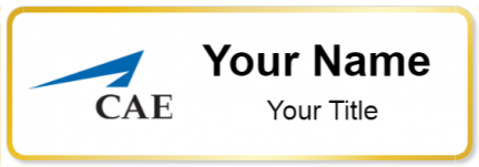 Custom name badges for CAE Incorporated