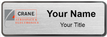 Custom name badges for Crane Aerospace & Electronics