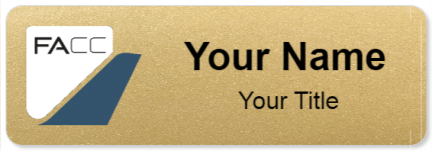 Custom name badges for FACC Aerostructures