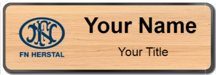 Custom name badges for FN HERSTAL