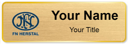 Custom name badges for FN HERSTAL