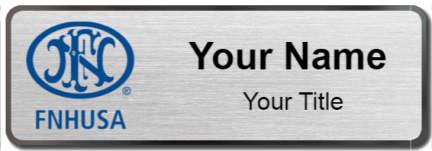 Custom name badges for FNH USA
