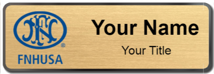 Custom name badges for FNH USA