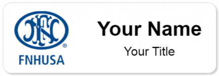 Custom name badges for FNH USA