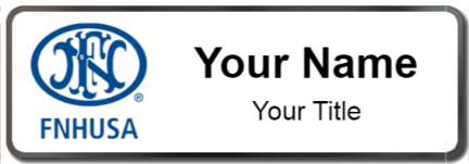 Custom name badges for FNH USA