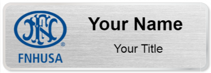 Custom name badges for FNH USA