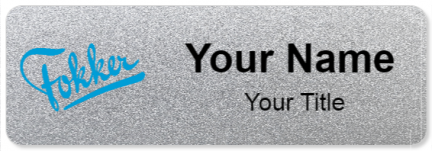 Custom name badges for Fokker Technologies