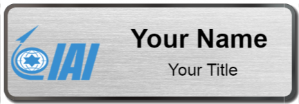 Custom name badges for Israel Aerospace Industries