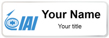 Custom name badges for Israel Aerospace Industries