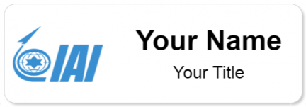 Custom name badges for Israel Aerospace Industries