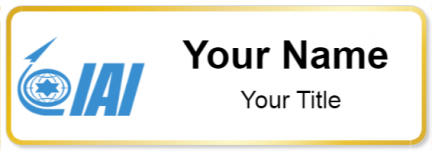 Custom name badges for Israel Aerospace Industries