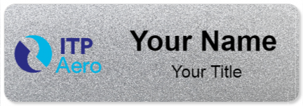 Custom name badges for ITP Aero
