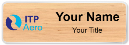 Custom name badges for ITP Aero