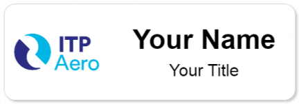 Custom name badges for ITP Aero