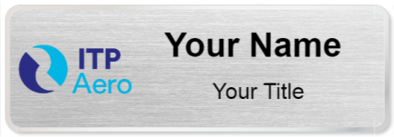 Custom name badges for ITP Aero
