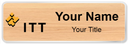 Custom name badges for ITT Corporation