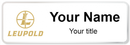 Custom name badges for Leupold & Stevens Optics