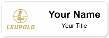 Custom name badges for Leupold & Stevens Optics