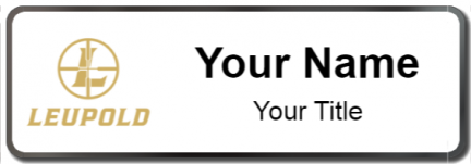 Custom name badges for Leupold & Stevens Optics