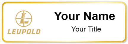 Custom name badges for Leupold & Stevens Optics