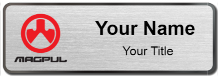 Custom name badges for Magpul Industries