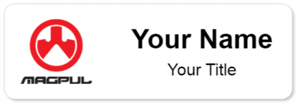 Custom name badges for Magpul Industries