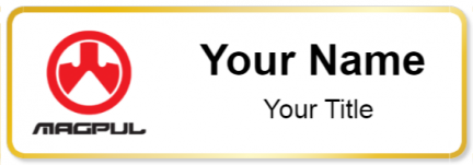 Custom name badges for Magpul Industries