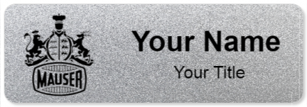 Custom name badges for Mauser