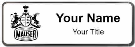 Custom name badges for Mauser