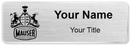 Custom name badges for Mauser