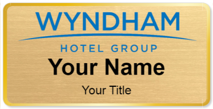 Custom name badges for Wyndham Hotel
