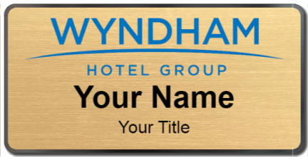 Custom name badges for Wyndham Hotel